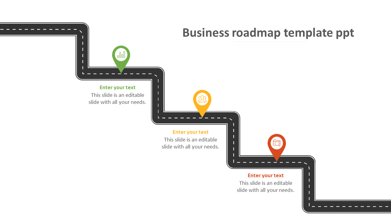 business roadmap template ppt
